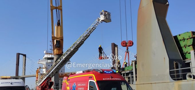 Emergencia en el Puerto de Sevilla